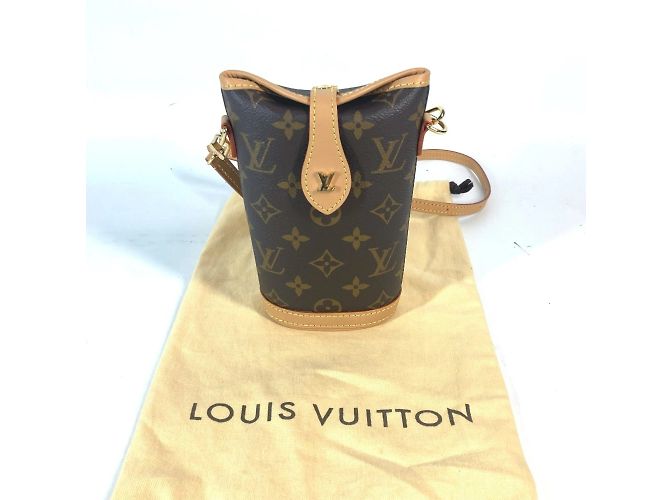 Borsa a spalla pieghevole Monogram Louis Vuitton Marrone - vista 12