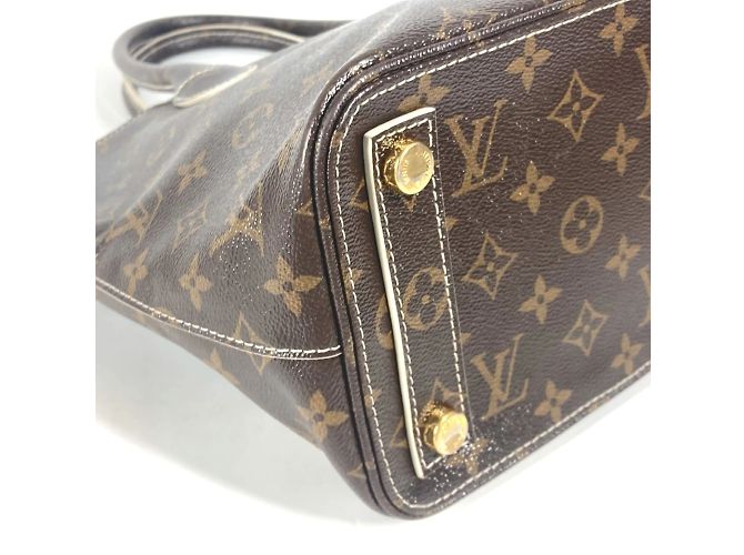 Louis Vuitton Monogram Lockit PM Tote Bag Braun - Ansicht 6
