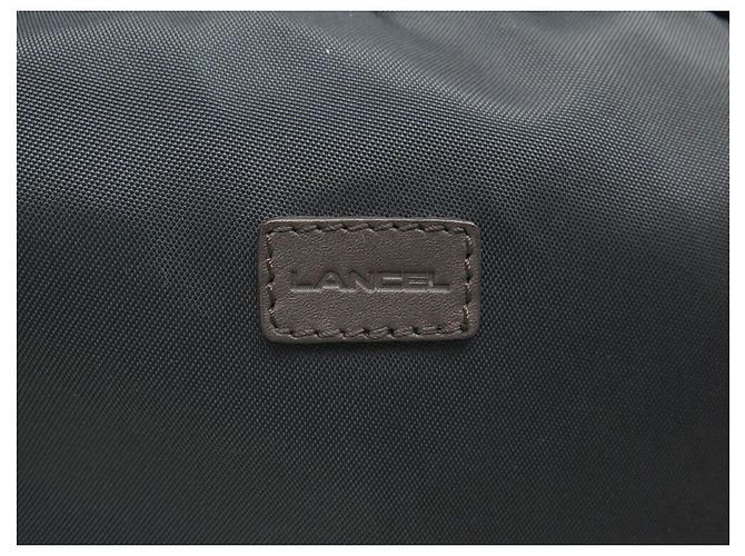 NOVE BOLSA DE VIAGEM LANCEL EM COURO MARROM TEXTURIZADO - vista 17
