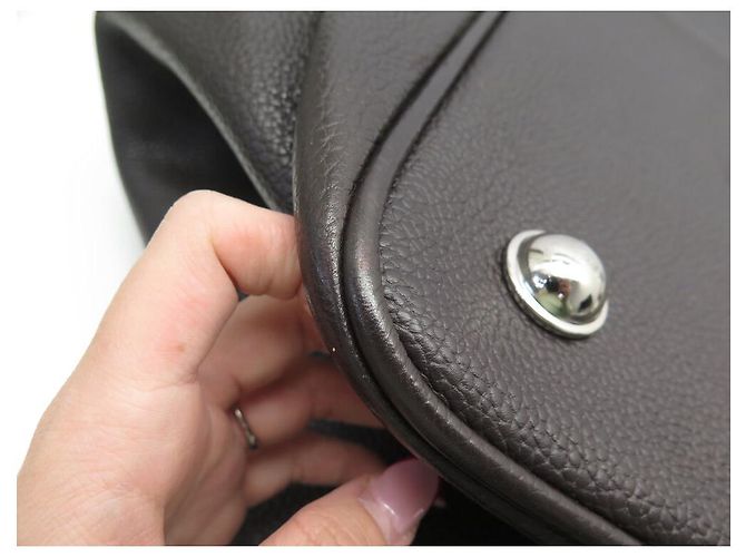 NOVE BOLSA DE VIAGEM LANCEL EM COURO MARROM TEXTURIZADO - vista 20