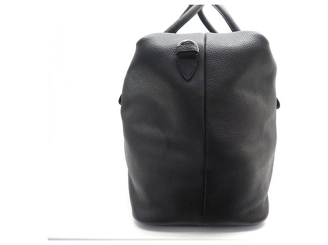 NOVE BOLSA DE VIAGEM LANCEL EM COURO MARROM TEXTURIZADO - vista 3