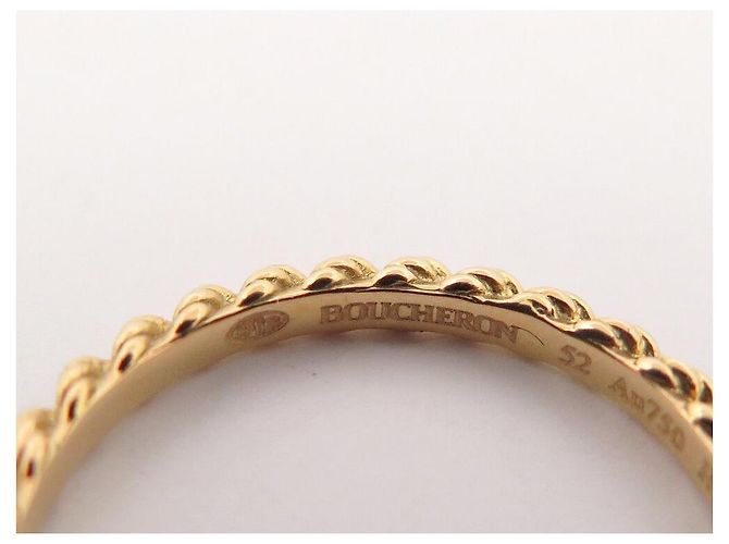 ANELLO NUOVO BOUCHERON SERPENT BOHEME ORO GIALLO 18K 1.8GR - vista 6