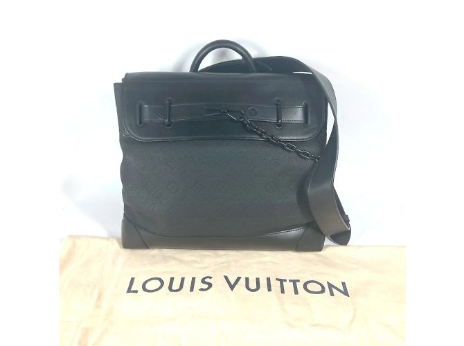 Borsa Tote Steamer PM Monogram Louis Vuitton Nero - vista 4