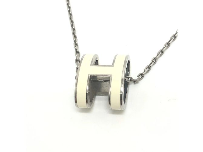 Collana Motivo H Pop di Hermès Bianco - vista 3