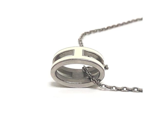 Collana Motivo H Pop di Hermès Bianco - vista 5