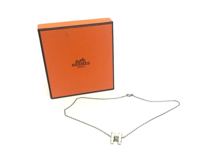 Collana Motivo H Pop di Hermès Bianco - vista 8