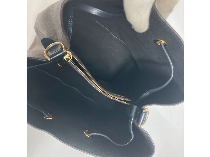 Néonoé Borsa a Spalla NeoNoe Monogramma Louis Vuitton Marrone Nero - vista 11