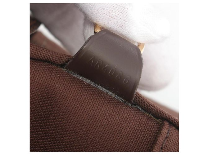 Borsa Boston Damier Ébène Greenwich PM di Louis Vuitton Marrone - vista 6
