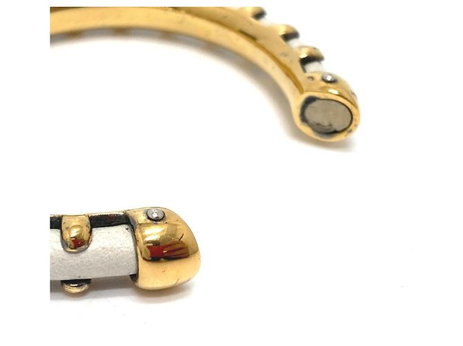 Hermès Hermes Hufeisen Charm Armband Weiß - Ansicht 3