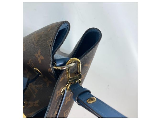 Borsa a Spalla NeoNoe Monogram di Louis Vuitton Marrone Blu - vista 10