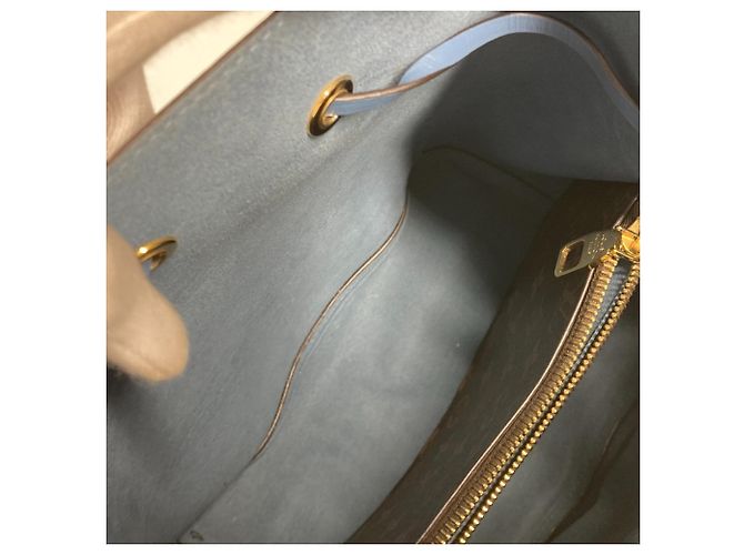 Borsa a Spalla NeoNoe Monogram di Louis Vuitton Marrone Blu - vista 14