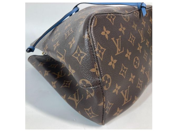 Borsa a Spalla NeoNoe Monogram di Louis Vuitton Marrone Blu - vista 4