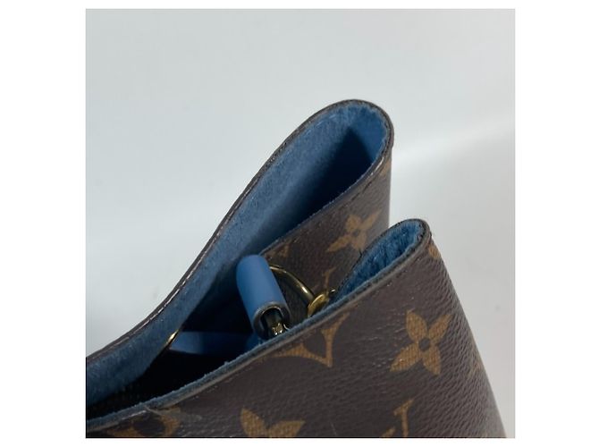 Borsa a Spalla NeoNoe Monogram di Louis Vuitton Marrone Blu - vista 6