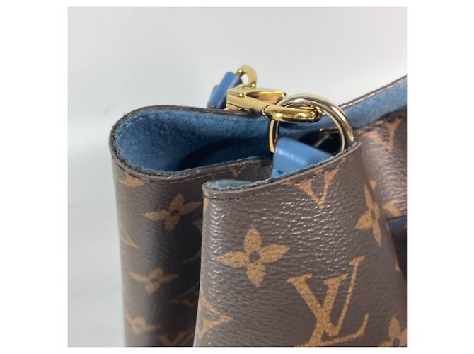 Borsa a Spalla NeoNoe Monogram di Louis Vuitton Marrone Blu - vista 7