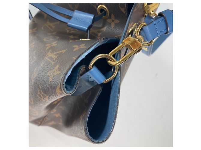 Borsa a Spalla NeoNoe Monogram di Louis Vuitton Marrone Blu - vista 9