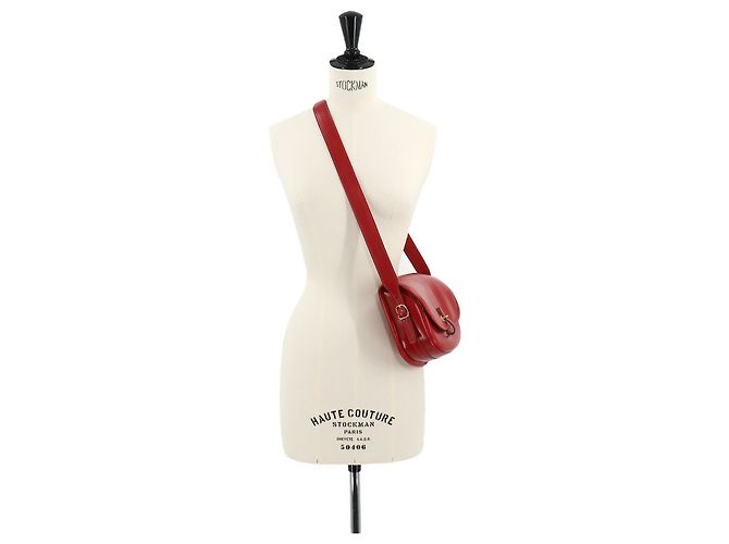 Hermès Borsa a Spalla Balle De Golf Hermes Rosso - vista 10