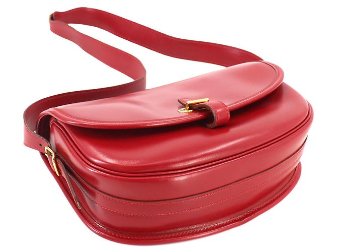 Hermès Borsa a Spalla Balle De Golf Hermes Rosso - vista 4