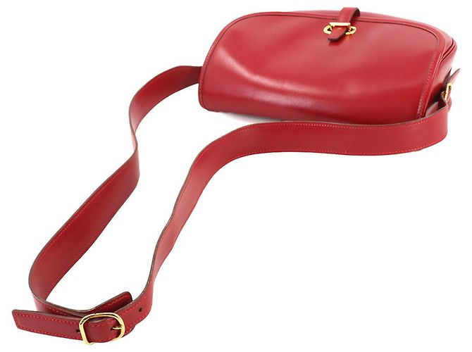 Hermès Borsa a Spalla Balle De Golf Hermes Rosso - vista 5