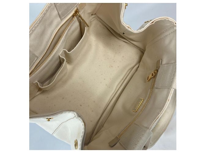 Borsa tote Prada BN1877 in Canapa Crudo - vista 10