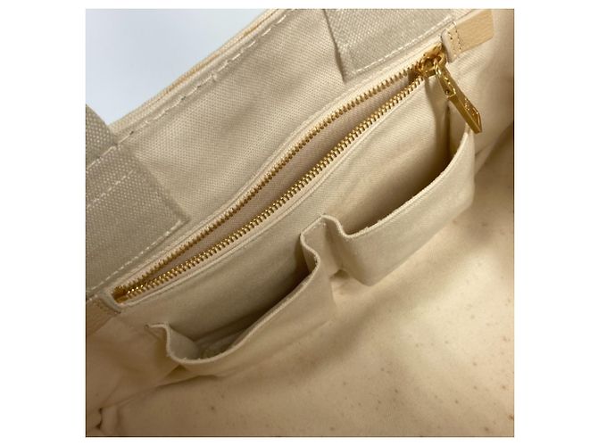 Borsa tote Prada BN1877 in Canapa Crudo - vista 14