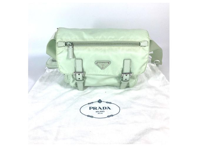 Borsa a Spalla Re-Nylon di Prada Verde - vista 12