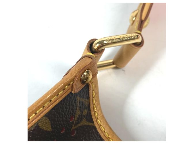 Borsa a Spalla Musette Perforata Monogram Louis Vuitton Marrone Arancione - vista 7