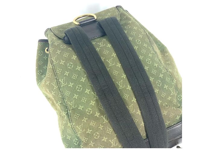 Louis Vuitton Monogram Montsouris GM Rucksack Braun Khaki - Ansicht 10