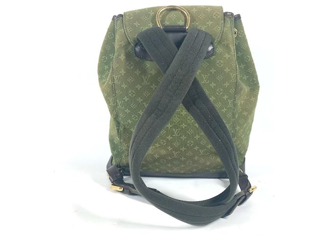 Louis Vuitton Monogram Montsouris GM Rucksack Braun Khaki - Ansicht 2
