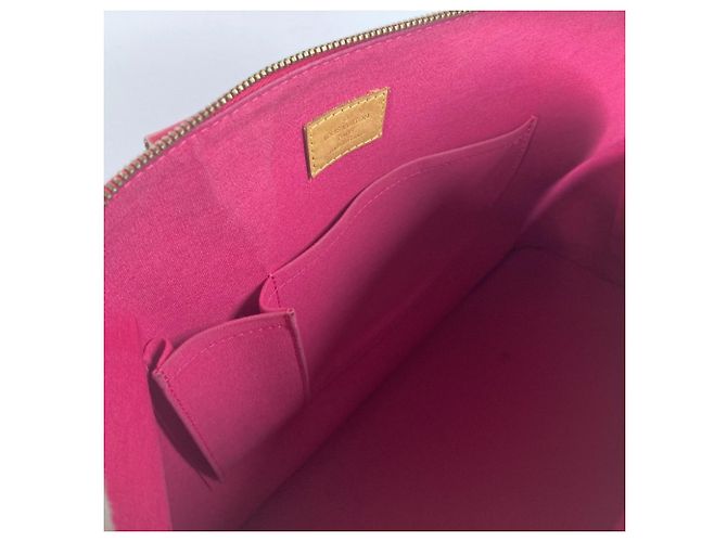 Louis Vuitton Vernis Rose Stephen Spruce Alma MM Tote Bag Pink - Ansicht 10