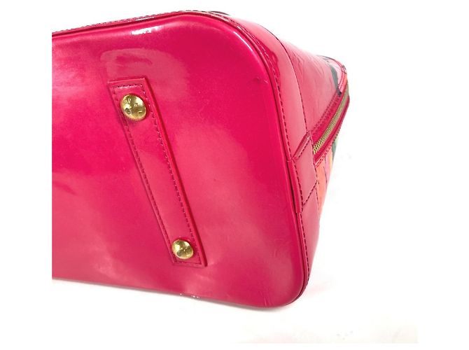 Louis Vuitton Vernis Rose Stephen Spruce Alma MM Tote Bag Pink - Ansicht 5