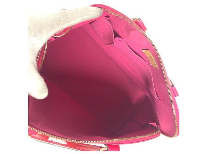 Louis Vuitton Vernis Rose Stephen Spruce Alma MM Tote Bag Pink - Ansicht 8