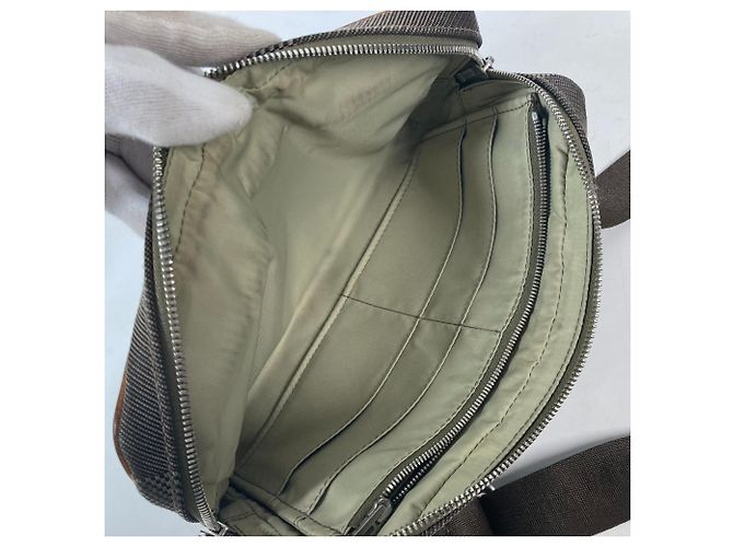 Bolsa de Ombro Acrobat Damier Geant Louis Vuitton Caqui - vista 10