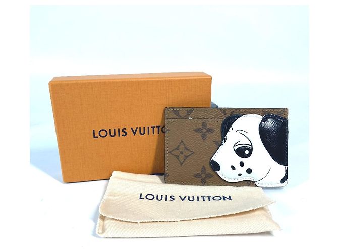 Funda para tarjetas Monogram Reverse Louis Vuitton Castaño - vista 13