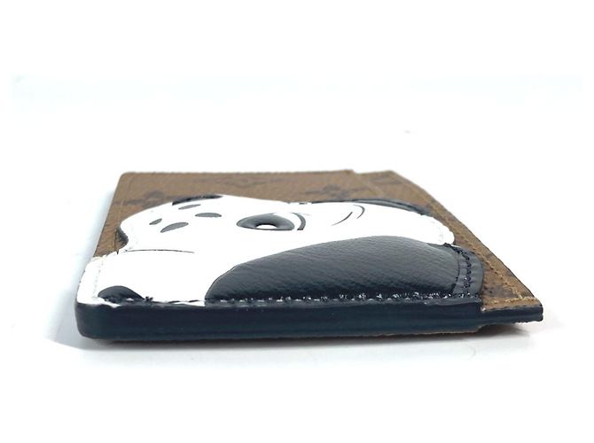 Funda para tarjetas Monogram Reverse Louis Vuitton Castaño - vista 3