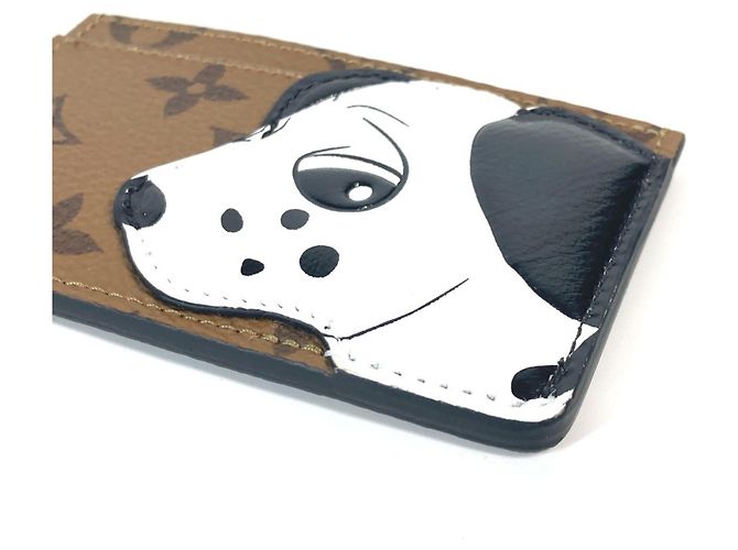Funda para tarjetas Monogram Reverse Louis Vuitton Castaño - vista 5