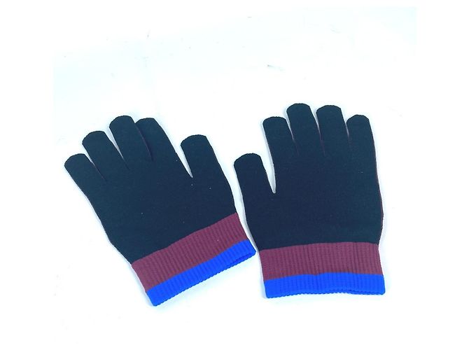 Guanti Gon RGB MP2424 Louis Vuitton Nero Porpora - vista 2