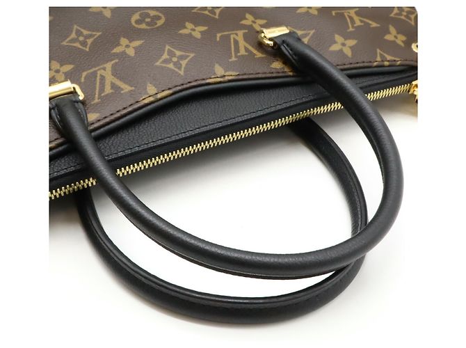 Borsa tote Louis Vuitton Monogram Pallas Nero - vista 5
