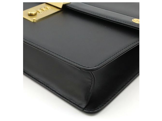 Alfred Dunhill Bolso de mano de cuero negro Dunhill - vista 4