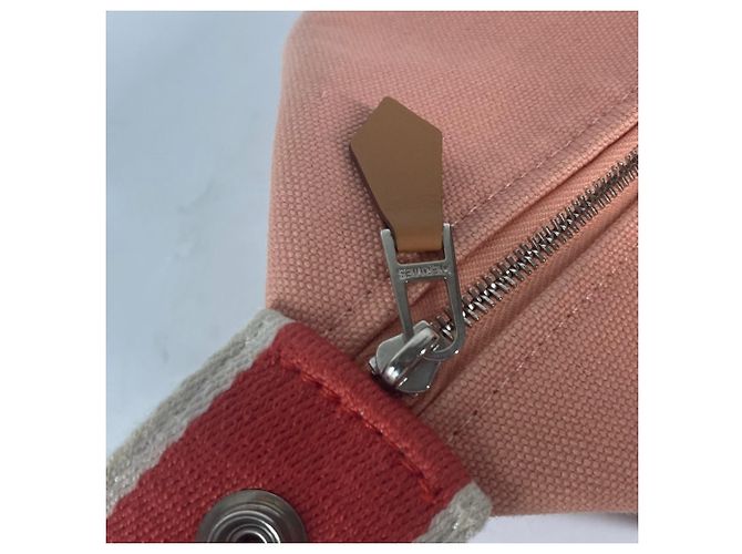 Hermès Borsa a mano Vanity Bag Pouch GM Nera Hermes Bride Rosa - vista 11