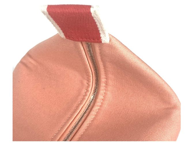Hermès Borsa a mano Vanity Bag Pouch GM Nera Hermes Bride Rosa - vista 12