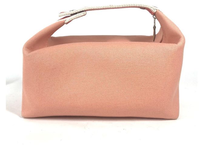 Hermès Borsa a mano Vanity Bag Pouch GM Nera Hermes Bride Rosa - vista 2