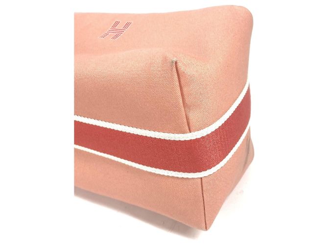 Hermès Borsa a mano Vanity Bag Pouch GM Nera Hermes Bride Rosa - vista 7