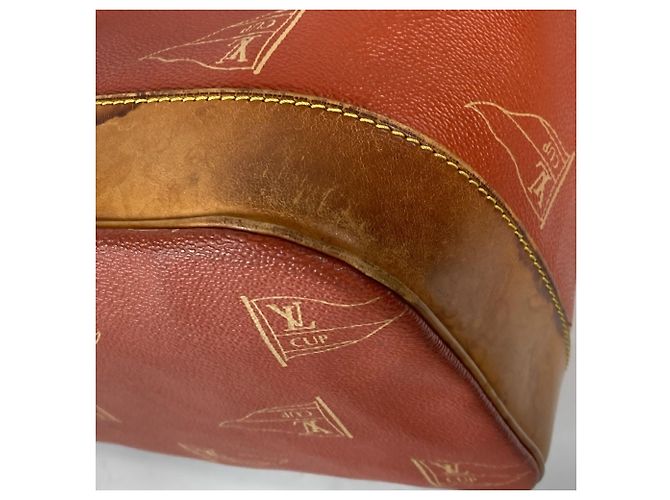 Borsa a Spalla Louis Vuitton M80026 LVCUP Saint-Tropez Marrone - vista 16