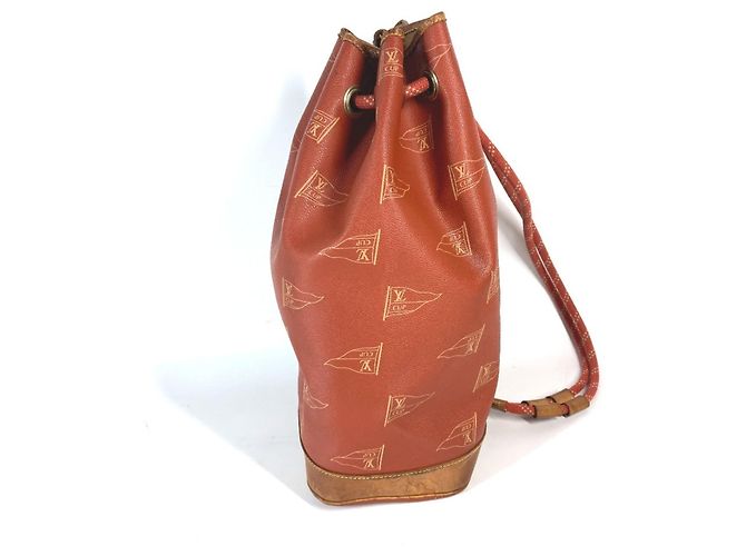 Borsa a Spalla Louis Vuitton M80026 LVCUP Saint-Tropez Marrone - vista 3