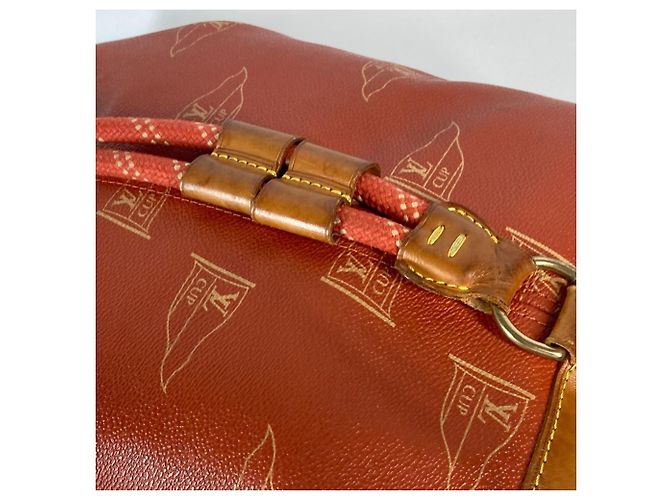 Borsa a Spalla Louis Vuitton M80026 LVCUP Saint-Tropez Marrone - vista 9