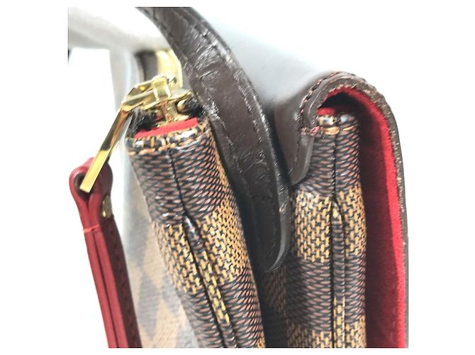 Borsa a spalla Damier Twice di Louis Vuitton Marrone Damier ebene - vista 15