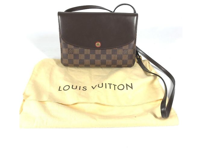 Borsa a spalla Damier Twice di Louis Vuitton Marrone Damier ebene - vista 16