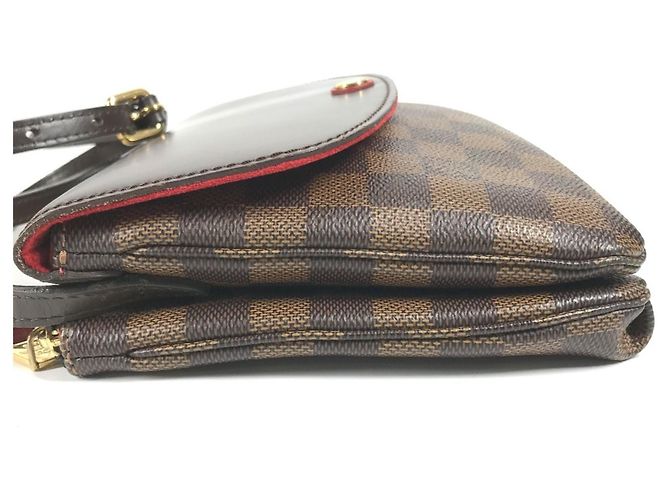 Borsa a spalla Damier Twice di Louis Vuitton Marrone Damier ebene - vista 3