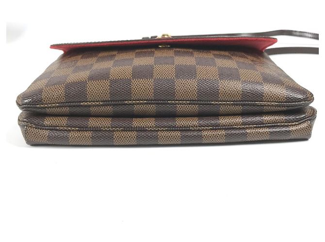 Borsa a spalla Damier Twice di Louis Vuitton Marrone Damier ebene - vista 5