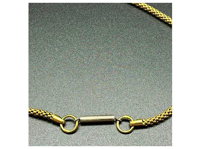 Collana pendente sole in oro placcato Hermès vintage raro Gold hardware - vista 6